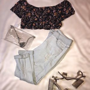 Off the shoulder shirt